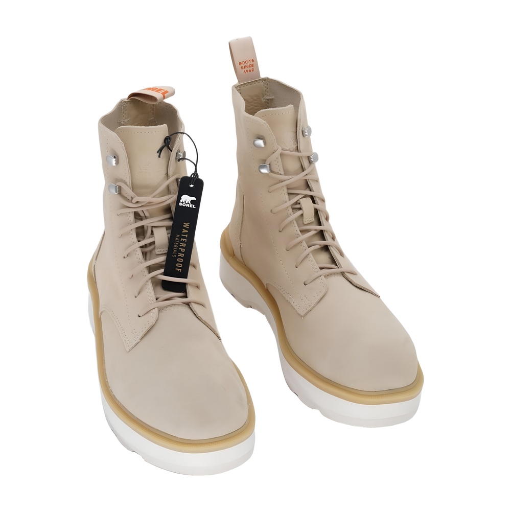 SOREL Hi-Line Lace Boot Womens Tan Ceramic Chalk Size 9M